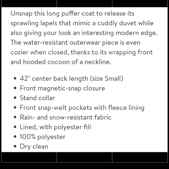 Sale! NWT Ugg Long Puffer Coat - Picture 6 of 10